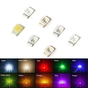 SMD/SMT LED 0402 ultrahelle LEDs weiß rot gelb blau grün orange eisblau - Bild 1 von 7