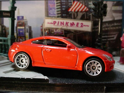 Difícil de encontrar 2021 MBX CITY DRIVERS exclusivo 2010 Infiniti G37 cupé ☆ rojo☆ caja de cerillas suelta Foto 1 de 3