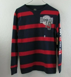 J. Khaki Boys Large Red/ Navy Long Sleeve Shirt (N-2) - Picture 1 of 5