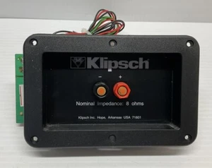 Klipsch KSF 10.5 Speaker 2-Way Crossover Input Plate Replacement W/ Hardware - Picture 1 of 3