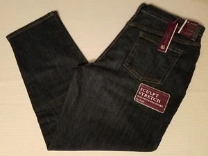 NWT Gloria Vanderbilt Amanda Jean Women Missy 16 Short Dark Denim Classic Rise - Picture 1 of 10