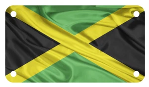 Jamaica Flag Moto ATV 4" X 7" Placa Patriótica Jamaica Versión #10 - Imagen 1 de 2