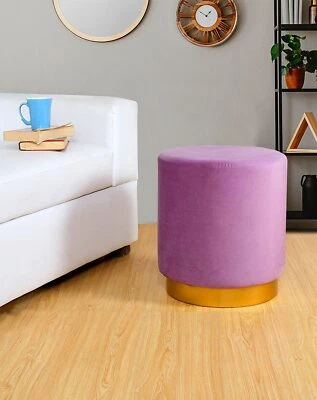 Sitting Stool Ottoman Pouffes for Living Room Sitting Bench Furniture 16x16x18in - Image 1 of 2