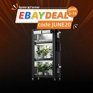Spider Farmer 6PCS 18W LED Grow Light Bars with Plant Stand and 71x36x150cm Tent - Picture 1 of 11