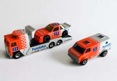 1991 Matchbox White Rose Team Convoy Derrike Cope #10 Purolator 1/64 No Box - Image 1 of 4