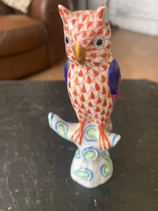 Herend (Hungarian) Porcelain Owl figurine. Handpainted. Excellent Condition. - Picture 1 of 6