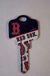 BOSTON RED SOX KWIKSET KW1/KW10 HOUSE KEY BLANK - Picture 1 of 1