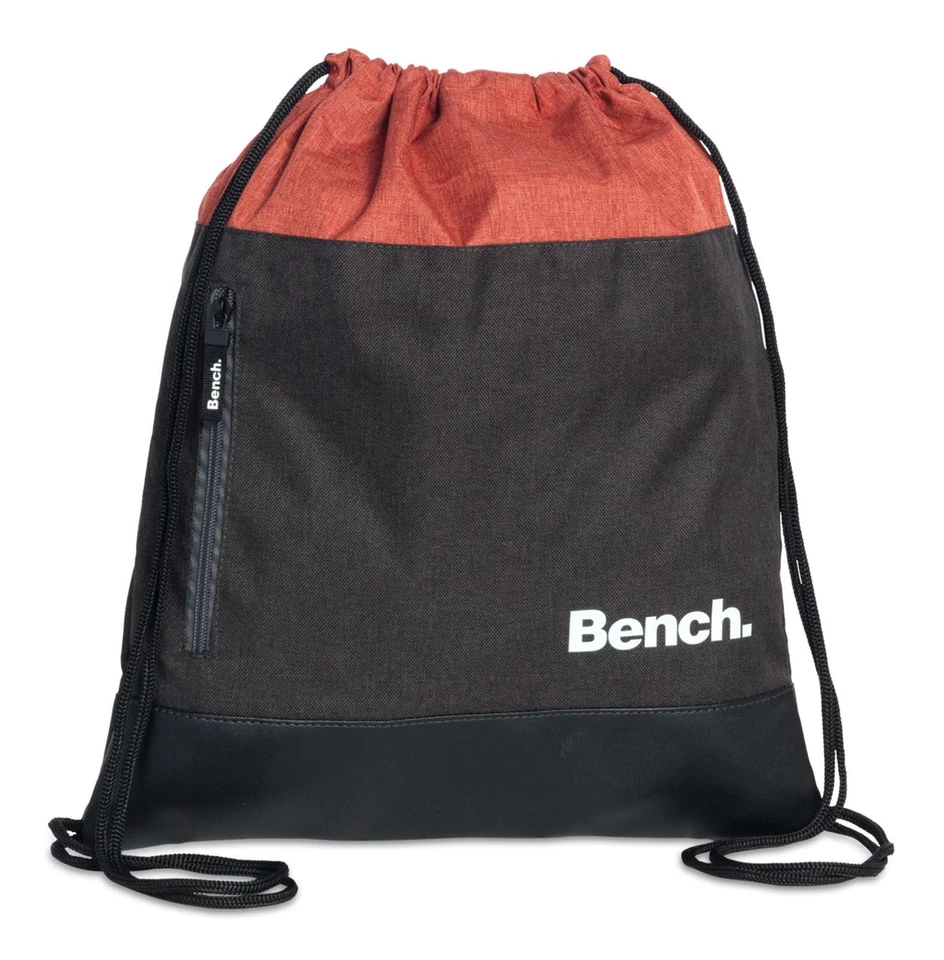 Bench. Gymbag Sportbeutel Red / Grey dunkelgrau rot