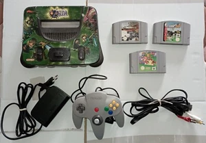 CONSOLA NINTENDO 64 PAL + ESPANSION PAK+ CABLES + 1 MANDO + 3 JUEGOS - Imagen 1 de 10