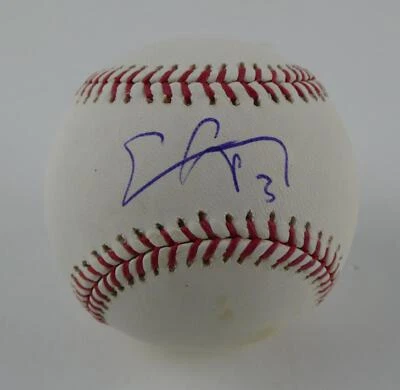 Béisbol firmado por Eric Chávez Rawlings MLB Oakland Athletics autografiado Foto 1 de 4