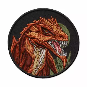 Kaiju Monster Patch Embroidered Iron-on for Clothing Backpack Creature - Picture 1 of 12