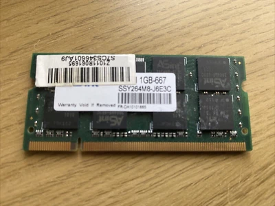 Asint 1GB-667 SSY264M8-J6E3C Computer Memory Ram - Image 1 of 3