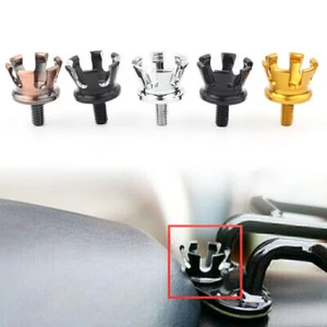 Imperial Crown Style Rear Seat Bolt Tab Screw Mount for Harley 1996-up Multi - Foto 1 di 12