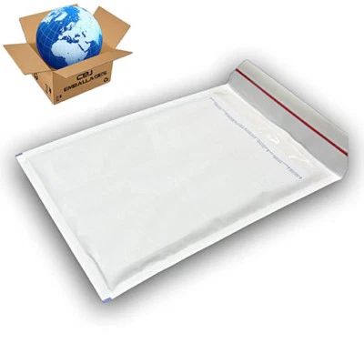 200 ENVELOPPES A BULLE EXPEDITION Blanche type MAIL LITE T1 A/000 (100x160)