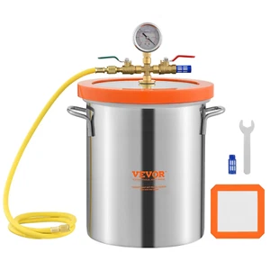 19 L Vakuumkammer Edelstahl Vakuum Entgasungskammer (Durchmesser 28 Cm, Höhe 30 - Bild 1 von 9