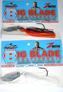 Chatterbaits de hoja grande Z Man 1/2 y 5/8 (lote de 2 cebos) - Imagen 1 de 1