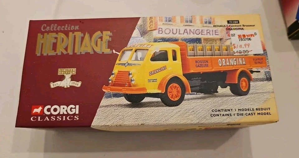 Corgi # 71104 Renault Truck Heritage Collection Orangina  - New In Box - Image 1 of 4
