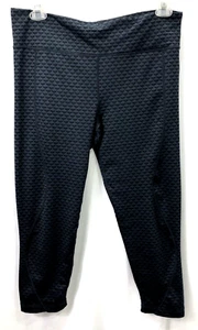 Vineyard Vines Pants Pull On Leggings Black Gray Women Size L - 34"W 23"L - Picture 1 of 9