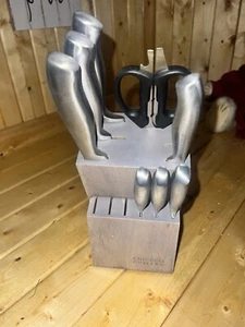 Chicago Cutlery Insignia High-Carbon Steel Knife Block Lot - Picture 1 of 13