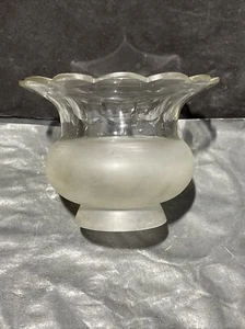 ANTIGUA PANTALLA DE LÁMPARA ESMERILADA 2 1/4 CORTE AJUSTADOR - Imagen 1 de 24