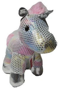 Schimmerndes Plüsch-Einhorn Stofftier Geschenk 12 Zoll groß Dan Dee Regenbogen neu - Bild 1 von 11
