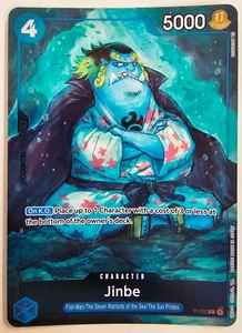 One Piece Card Game Jinbe P-030 Foil Promo English - Picture 1 of 2