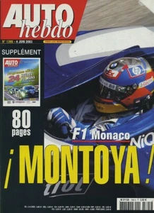 AUTO HEBDO Nr. 1395 04.06.2003 GUIDE 24h DU MANS GP MONACO ASTON MARTIN DB7 JAGXKR - Bild 1 von 1