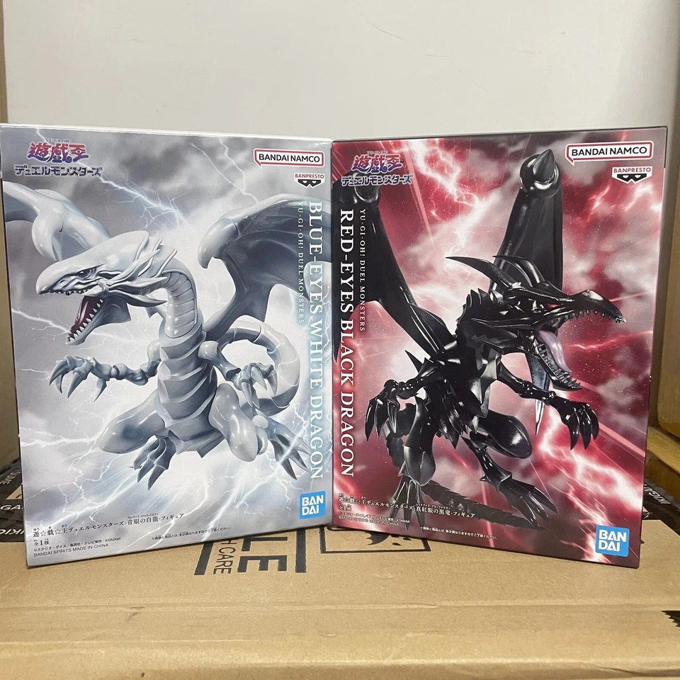 Yu-Gi-Oh! Juego de figuras Duel Monsters Blue Eyes White Dragon Red Eyes Black Dragon Foto 1 de 4