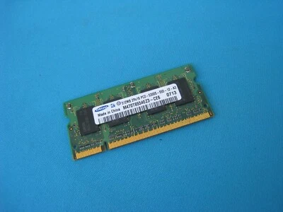 Samsung 512M PC2-5300S SO-DIMM M470T6554EZ3-CE6 - Image 1 of 4