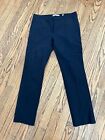 Vince Rn#106730 Size 4 Navy Cropped Tapered Causal Dress Pants