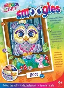 Hoot The Owl - Smoogles Range Sequin Art - Picture 1 of 2