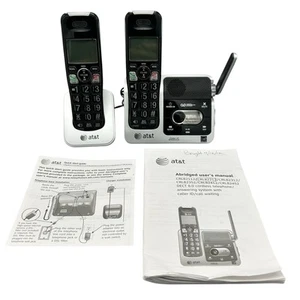 AT&T 2 Handset Answering System with Extra Large Display and Keypad CRL82212 - Afbeelding 1 van 11