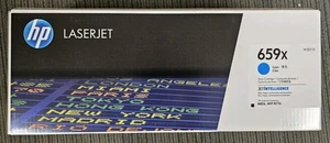 HP 659X W2011X Cyan Ink Cartridge NOWY M856 MFP 776 OEM ORYGINALNY LASERJET ZAPIECZĘTOWANY - Zdjęcie 1 z 1