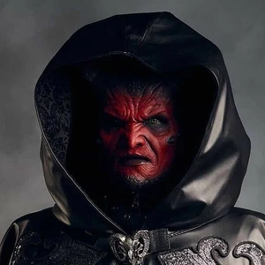Halloween Red Devil Latex Face Mask Head Demon Ball Party Helmet Cosplay Props#A - Picture 1 of 5