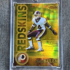 2000 Topps Finest Gold Refractor Die Cut /300 Champ Bailey 🔥ONE OWNER🔥RARE! - Picture 1 of 13