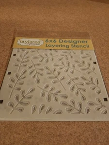 Taylored Expressions~Modern Holly Layering Stencil - Picture 1 of 1