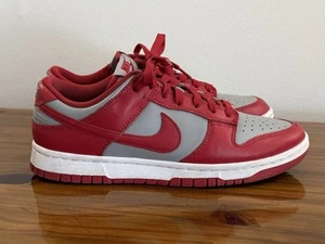 Nike Dunk Low Retro UNLV Sneakers Men's US 7.5 Varsity Red / Gray DD1391-002 - Picture 1 of 8