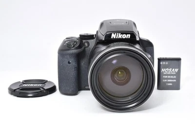 Nikon COOLPIX P900 Black Digital Camera 16MP 83x Optical Zoom - Image 1 of 4