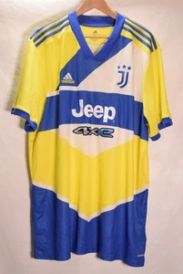 Adidas Herren Juventus FC Trikot Gelb Blau 2XL - Bild 1 von 6