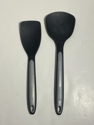 Calphalon Nylon Cooking Utensils Black Gray Set of 2 Heat Up To 400 Degrees - Image 1 of 4