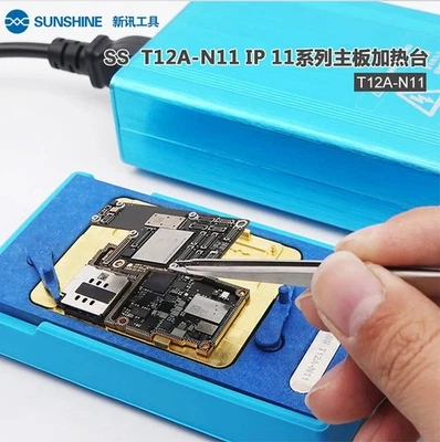 PreHeater Platform iPhone Motherboard 11 Series 3in1 Sunshine SS-T12A N11 UK - Image 1 of 4