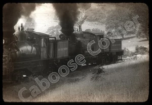 Cass Scenic Railroad Shay #4 & 5 West Virginia schwarz & weiß 35 mm Dia (6431) - Bild 1 von 3