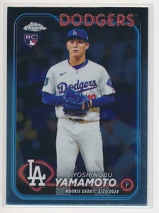 2024 Topps Chrome Update #USC108 YOSHINOBU YAMAMOTO - Rookie Card - LA Dodgers - Bild 1 von 1