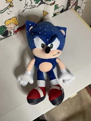 Peluche de colección Sonic The Hedgehog 16” raro astilla-estrellas sin etiqueta. Premio Carnaval.  Foto 1 de 4