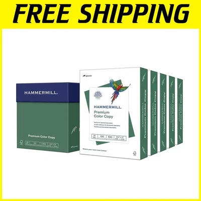 Color Copy Paper 28lb, 100 Bright, 8.5x11 - 5 Ream - Image 1 of 4