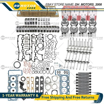 Engine Overhaul Rebuilding Pistons Gasket Bearings Kit for VW Audi A8 Q7 S5 4.2L - Image 1 of 4