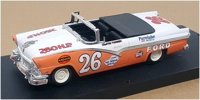 Quartzo 1/43 Scale 1003 - 1956 Ford Fairlane Stock Car #26 Turner - White/Pink - Image 1 of 4