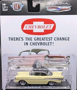 M2 Machines 2024 - Auto-Drivers - 1957 Chevrolet Bel Air (Yellow/Black) - Picture 1 of 4