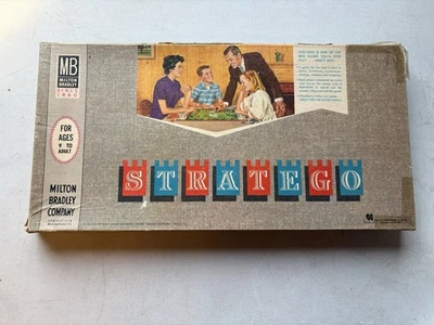 Juego de Mesa Stratego 1961 Milton Bradley Vintage Completo Edición Temprana Foto 1 de 4