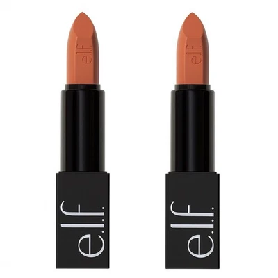 Set Of 2: e.l.f. O Face Satin Lipstick, Richly Pigmented, No Doubt - Image 1 of 4